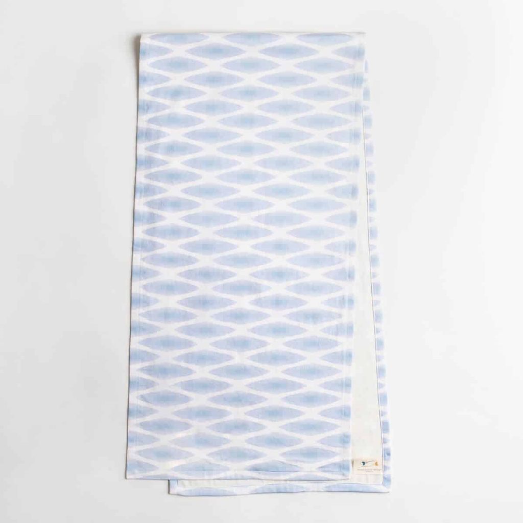 Soft Lattice Runner in Periwinkle - Linda Cabot Design