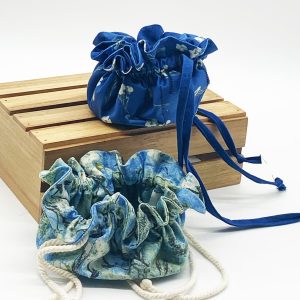blue jewelry bags