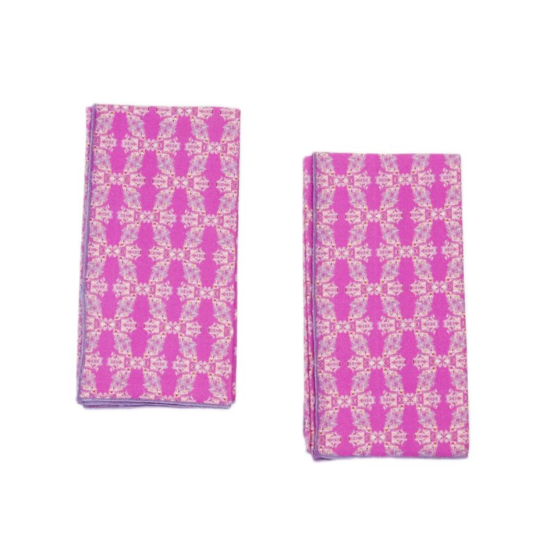 pink organic napkins