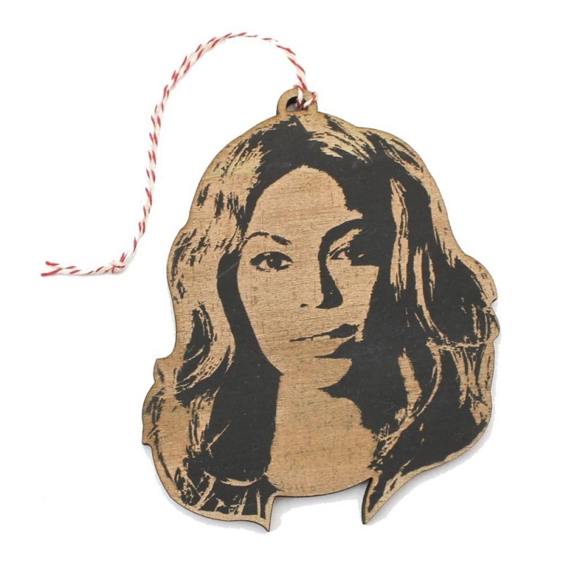 Beyonce Wooden Ornament