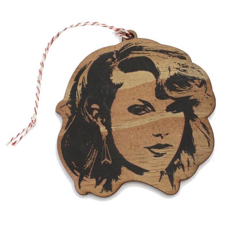 Taylor Swift Wooden Ornament