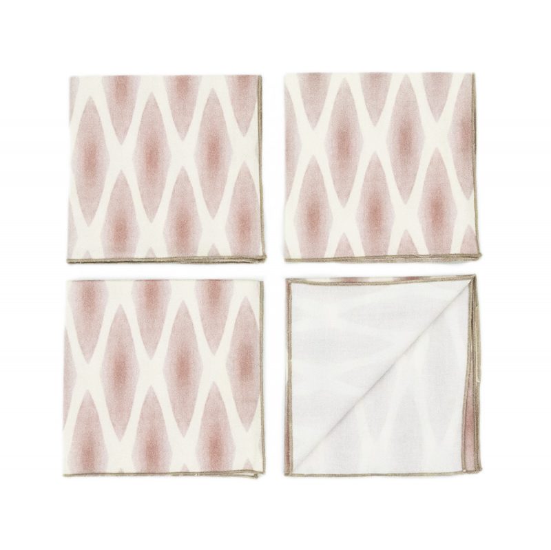 simple pattern cocktail napkins