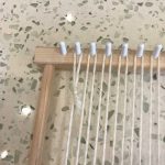scrap fabric coaster loom