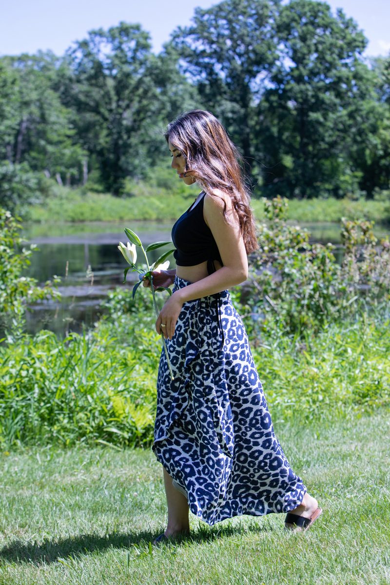cheetah print skirt