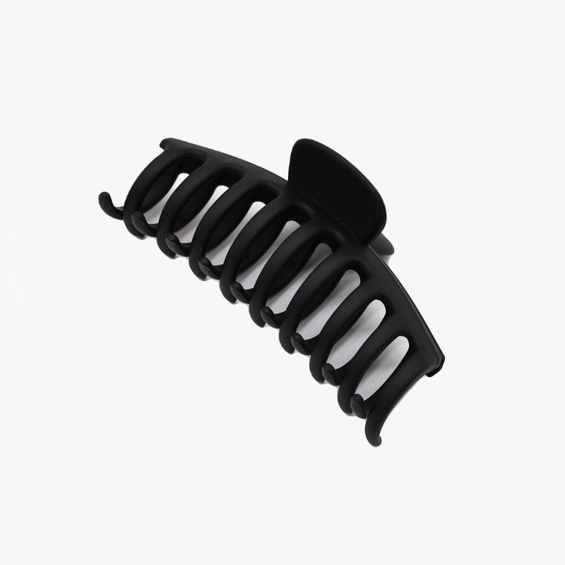black sustainable hair claw