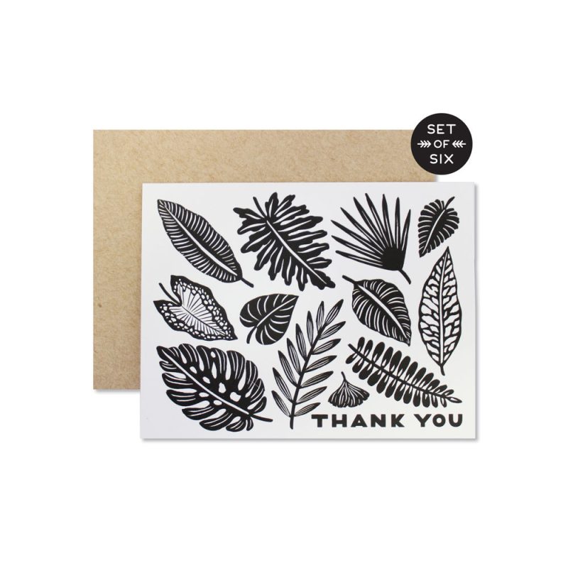 eco-friendly Thank You card 6-pack
