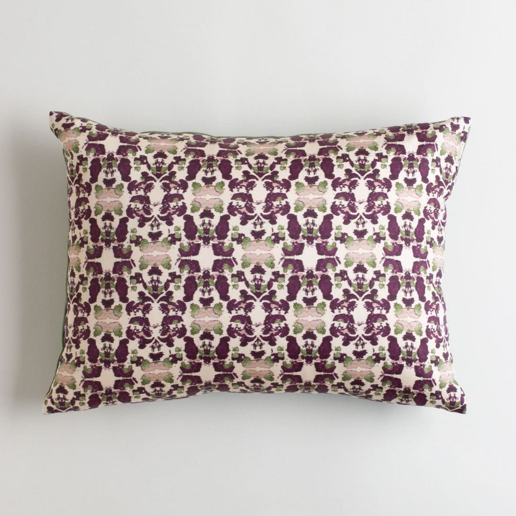 purple and green pillow perfect gift for fall