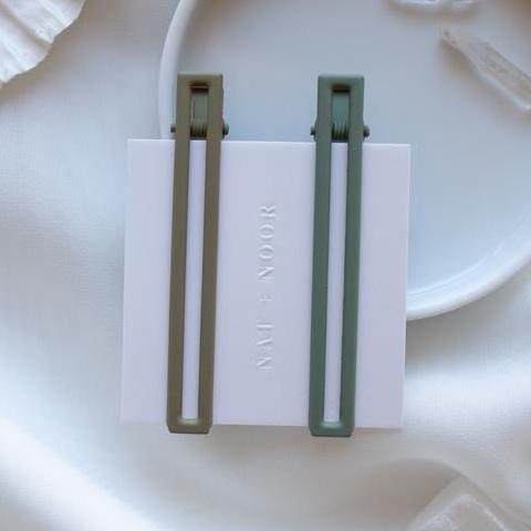 Sage and Olive hair clip